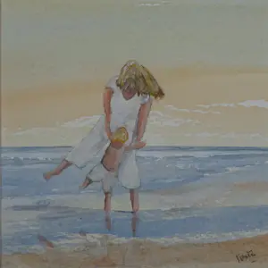 Franklin Meijer - Strand tafereeltjes - 4 x kavel kopen? Bied vanaf 59!