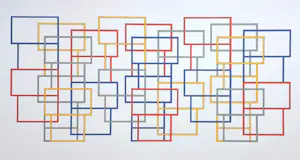 Joost Baljeu - Structures, zeefdruk (groot) kopen? Bied vanaf 125!