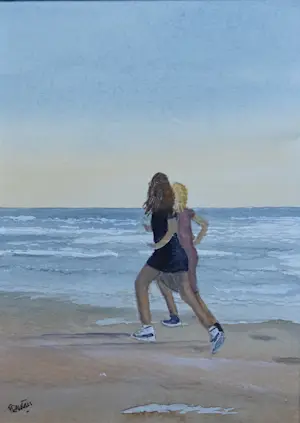 Franklin Meijer - Strand tafereeltjes - 4 x kavel kopen? Bied vanaf 59!