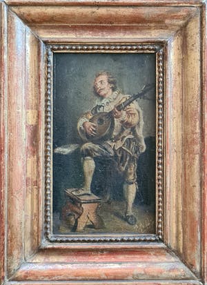 Niet of onleesbaar gesigneerd - Muzikant kopen? Bied vanaf 1!