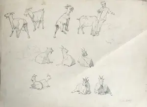 Eugene Joseph Verboeckhoven - Dieren (lot van 8) kopen? Bied vanaf 55!