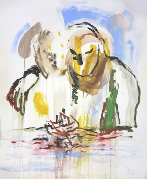 Fernando Lange Walton - Gouache, Zonder Titel kopen? Bied vanaf 35!