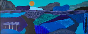 Ronald Boonacker - Landschap du Soleil VII (Certificaat van echtheid) kopen? Bied vanaf 195!