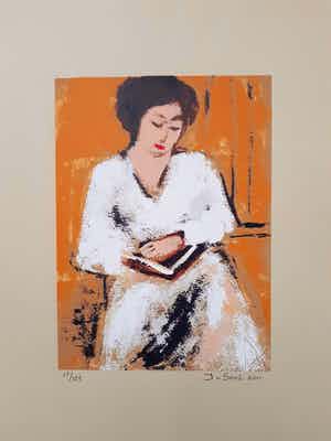 Jose van Gool - Lezende dame verkocht voor € 50!