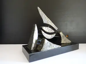 Brons (Onbekend) - Abstracte voorstelling in brons. kopen? Bied vanaf 75!