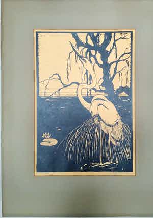 Jan Staats Kiewiet - Reiger verkocht voor € 60!