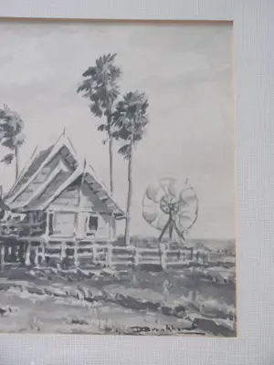 David Bronkhorst - Zuidoost-Aziatisch landschap. kopen? Bied vanaf 50!