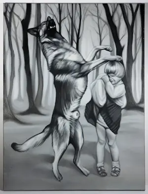 Cisca Bogman - Olieverf op doek, In the woods kopen? Bied vanaf 50!