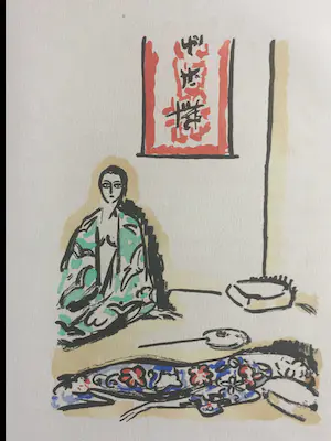 Kees van Dongen - Pochoir - 2 geisha - "La garconne" - 1925 kopen? Bied vanaf 250!