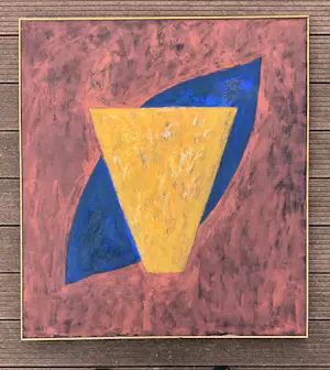 Ruscha Langelaan - Stierenkop, abstract kopen? Bied vanaf 100!