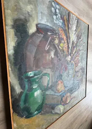 Willem Borgh - Groot olieverf stillleven kopen? Bied vanaf 150!