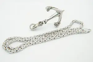 51 - Thomas Sabo skull anker hanger en een 1e geh. zilveren koningscollier kopen? Bied vanaf 340!