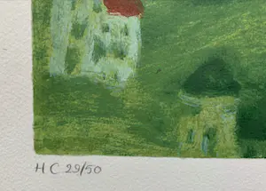 Eugène Brands - Handgesigneerde zeefdruk | 'Aan Eugenie' | 1995 (Hors Commerce exemplaar) kopen? Bied vanaf 200!