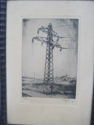 Niet of onleesbaar gesigneerd - Electriciteitsmast in Limburg kopen? Bied vanaf 1!