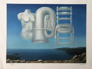 Rene Magritte - (naar), Le Temps menaçant, Lithografie kopen? Bied vanaf 475!