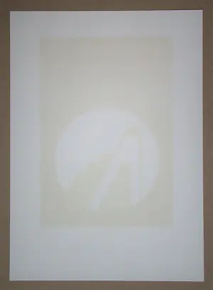 Friedrich Geiler - Concrete-constructieve composie - 1974 - Originele linoleumsnede, handgesigneerd kopen? Bied vanaf 60!