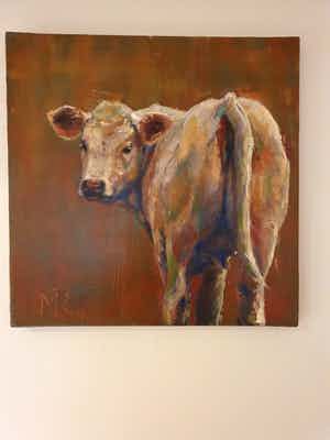 Mieke Robben - Koe bruin verkocht voor € 180!