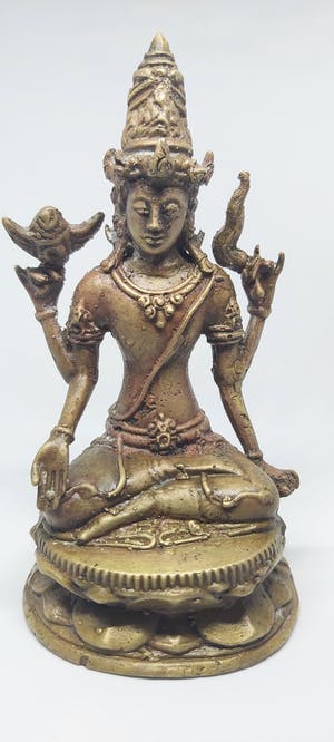 Brons (Onbekend) - Antieke Shiva in Verada Mudra houding 1890 kopen? Bied vanaf 85!