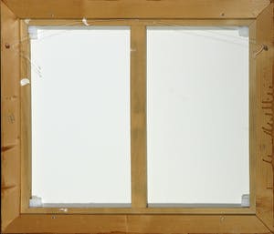 Niet of onleesbaar gesigneerd - Acrylverf op doek, Zonder titel - Ingelijst kopen? Bied vanaf 1!