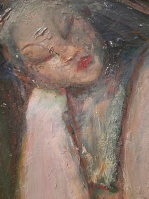Toon Kelder - Annie, schilderij canvas op doek kopen? Bied vanaf 300!