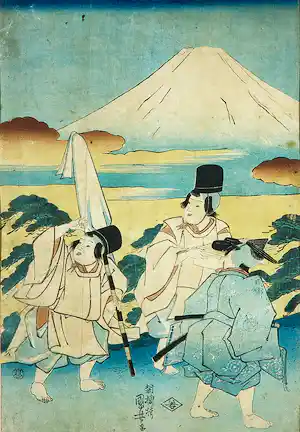 Utagawa Kuniyoshi - Houtdruk, geen titel verkocht voor € 130!