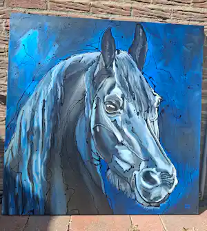 Erlinde Ufkes Stephanus - The Blue Horse kopen? Bied vanaf 300!