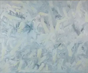 Janus Nuiten - Olieverf op doek, Abstracte compositie - Ingelijst (groot) kopen? Bied vanaf 80!