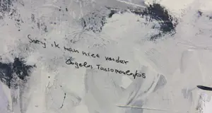 Angelos Tassopoulos - Olieverf op doek, Sorry ik kan niet verder - Zeer groot kopen? Bied vanaf 300!