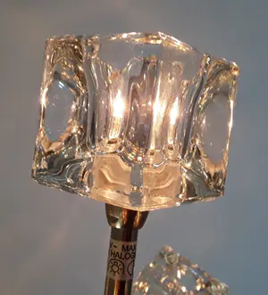 Niet of onleesbaar gesigneerd - Zware vintage designlamp "Ice Cubes Star" kopen? Bied vanaf 1!