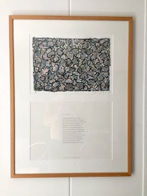 Jan Wolkers - "Winterbeelden" - Lithografie met gedicht, Ingelijst kopen? Bied vanaf 220!