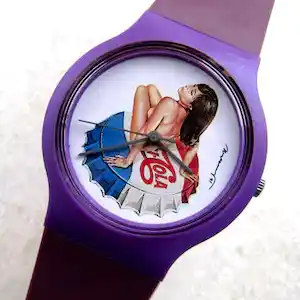 Mel Ramos - Horloge verkocht voor € 35!