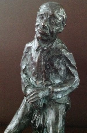 Brons (Onbekend) - Zittende figuur kopen? Bied vanaf 200!