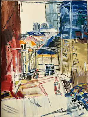 Linda Westera - ZT, stadslandschap verkocht voor € 60!