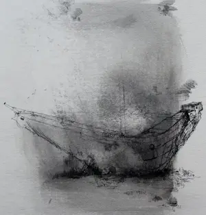 Dirkje Kuik - Inkttekening: Viking kopen? Bied vanaf 149!