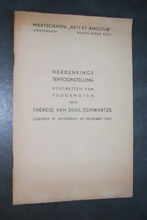 Therese Schwartze - 2011 & tentoonstellingsgids Arti 1952 & Lizzy Ansingh 2005 kopen? Bied vanaf 60!