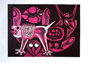 Gerrit de Moree - Die Erschaffung der Landtiere – 1969 verkocht voor € 80!