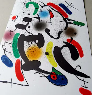 Joan Miro - Litografía original VI (band I) 1972 - Referentie Mourlot 862 kopen? Bied vanaf 139!