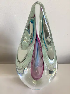 Princ art glass - Kristallen druppel - hand gesigneerd kopen? Bied vanaf 70!