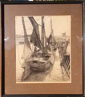 Joseph Lohman - Visschers te Vlissingen verkocht voor € 50!