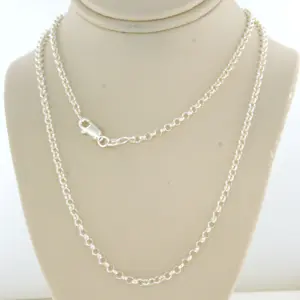 Zilveren collier – 50 cm lang -  5.0 gram kopen? Bied vanaf 30!