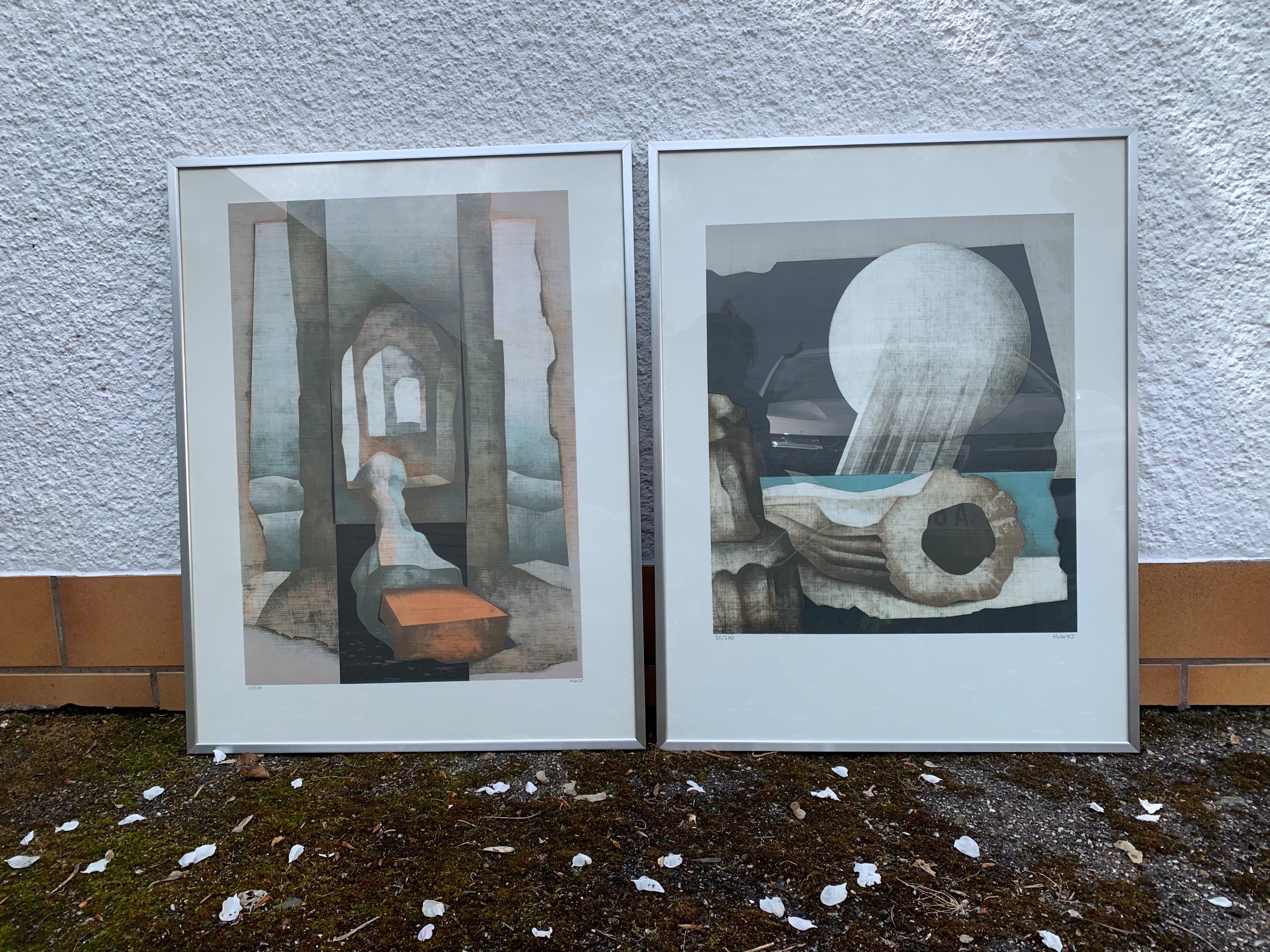 Heinz Otto Müller-Erbach - Hein Otto Müller (HOM) – Set of 2 Abstract Art Prints (1975) – Signed & Numbe... kopen? Bied vanaf 100!