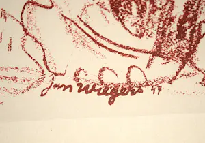 Jan Wiegers - Groninger Ploeg - handgesigneerde litho 1947: Intragna (Ticino, Zwiserland) kopen? Bied vanaf 100!