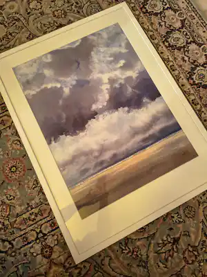 Onbekend - Privé collectie bewolkt strand kopen? Bied vanaf 400!