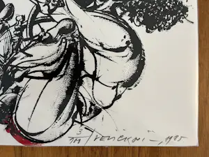 Vladimir Velickovic - Prachtige litho - uit: 'Figures d'un récit en mouvement' - 1985 kopen? Bied vanaf 65!