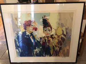Paul Rouwette - Clowns, paul rouwette, zeefdruk 116/200 verkocht voor € 50!