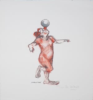 Kees Verkade - Litho, Charlie Rivel kopen? Bied vanaf 10!