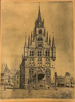 Marius Janssen - Stadshuis van Gouda verkocht voor € 35!