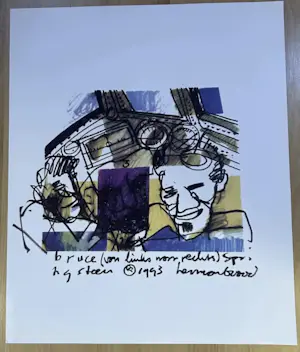 Herman Brood - Bruce (van links naar rechts) Springsteen kopen? Bied vanaf 39!