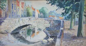 Rudolf Hendrik Oldeman - Brug over de gracht kopen? Bied vanaf 50!