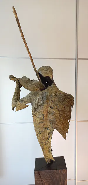Jacques Van Den Abeele - Violonist, bronzen beeld (groot, zwaar) kopen? Bied vanaf 2750!